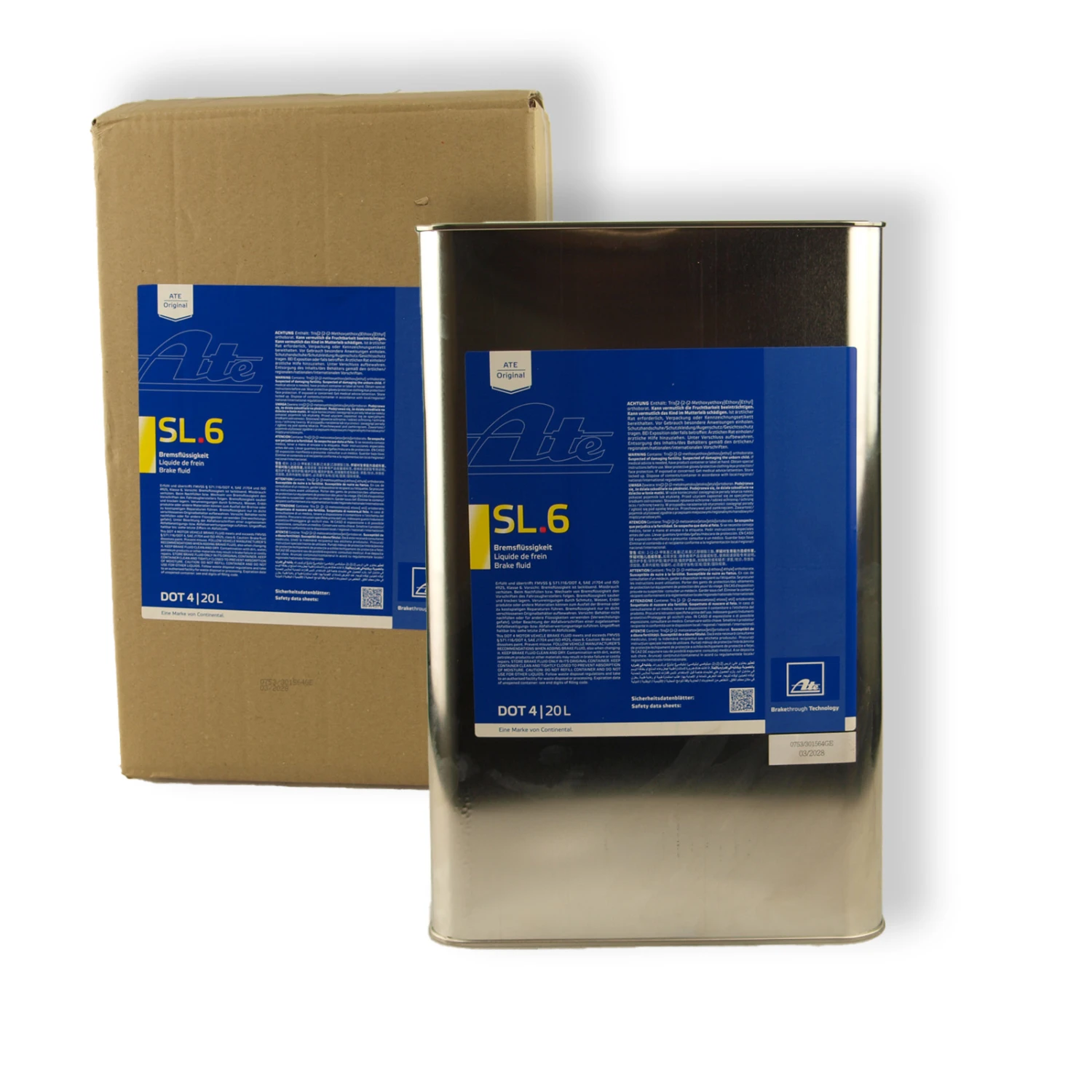 20L ATE Bremsflüssigkeit DOT4 (03.9901-6411.2) – Bild 3