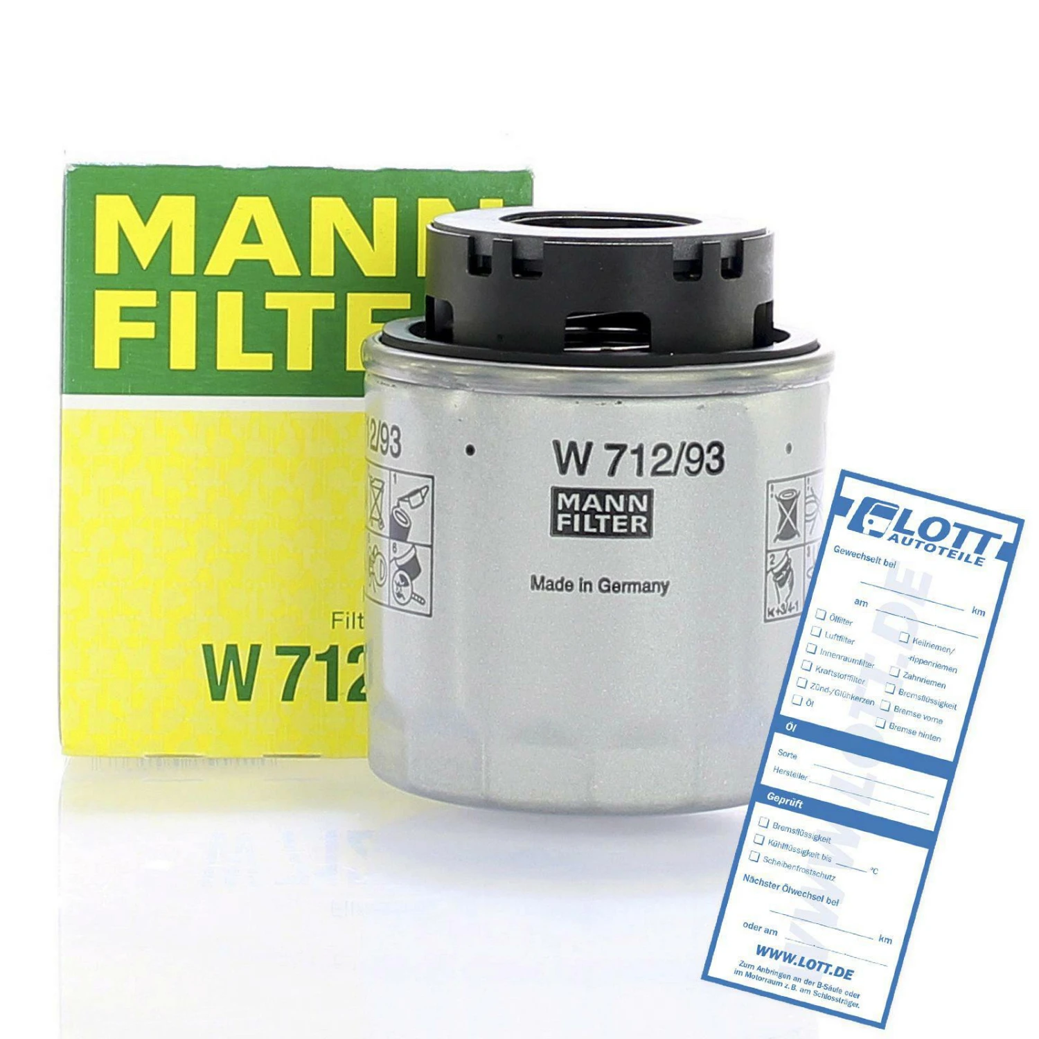 MANN-FILTER Ölfilter (W 712/93)