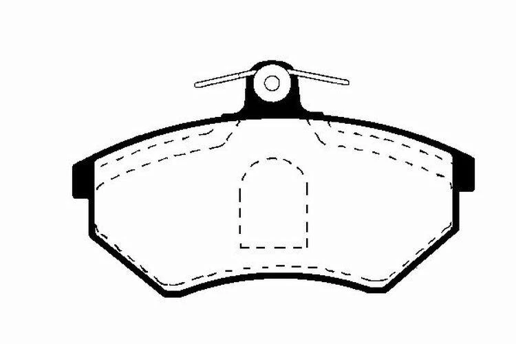 4x Bremsbeläge Bremsbelagsatz (2476) – Bild 2