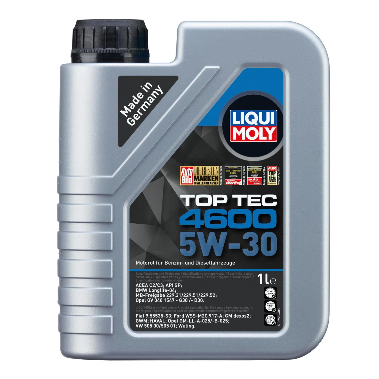 Liqui Moly Leichtlauf-Motorenöl Top Tec 4600 5W-30 1L (3755)