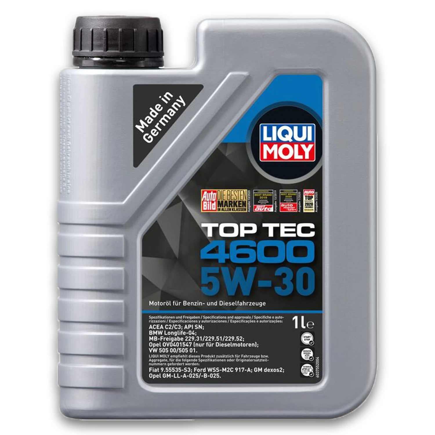 Liqui Moly Leichtlauf-Motorenöl Top Tec 4600 5W-30 1L (3755) – Bild 2