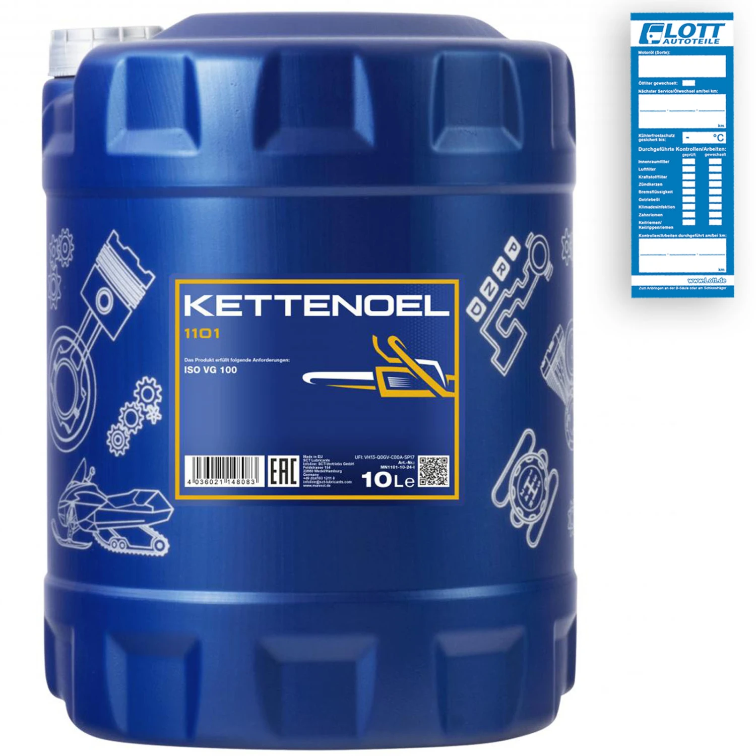 10L Mannol Kettenöl Kettensägenöl (MN1101-10)