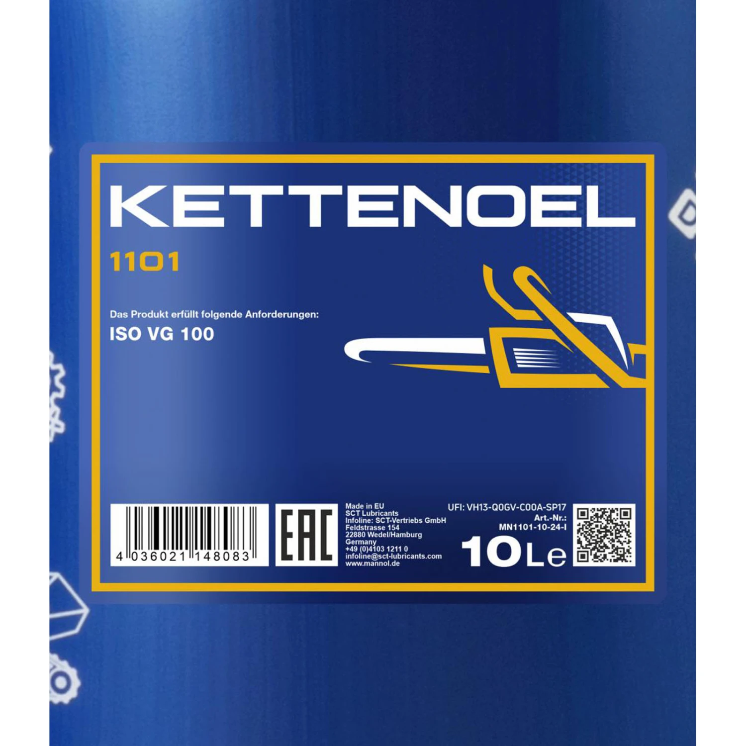 10L Mannol Kettenöl Kettensägenöl (MN1101-10) – Bild 2