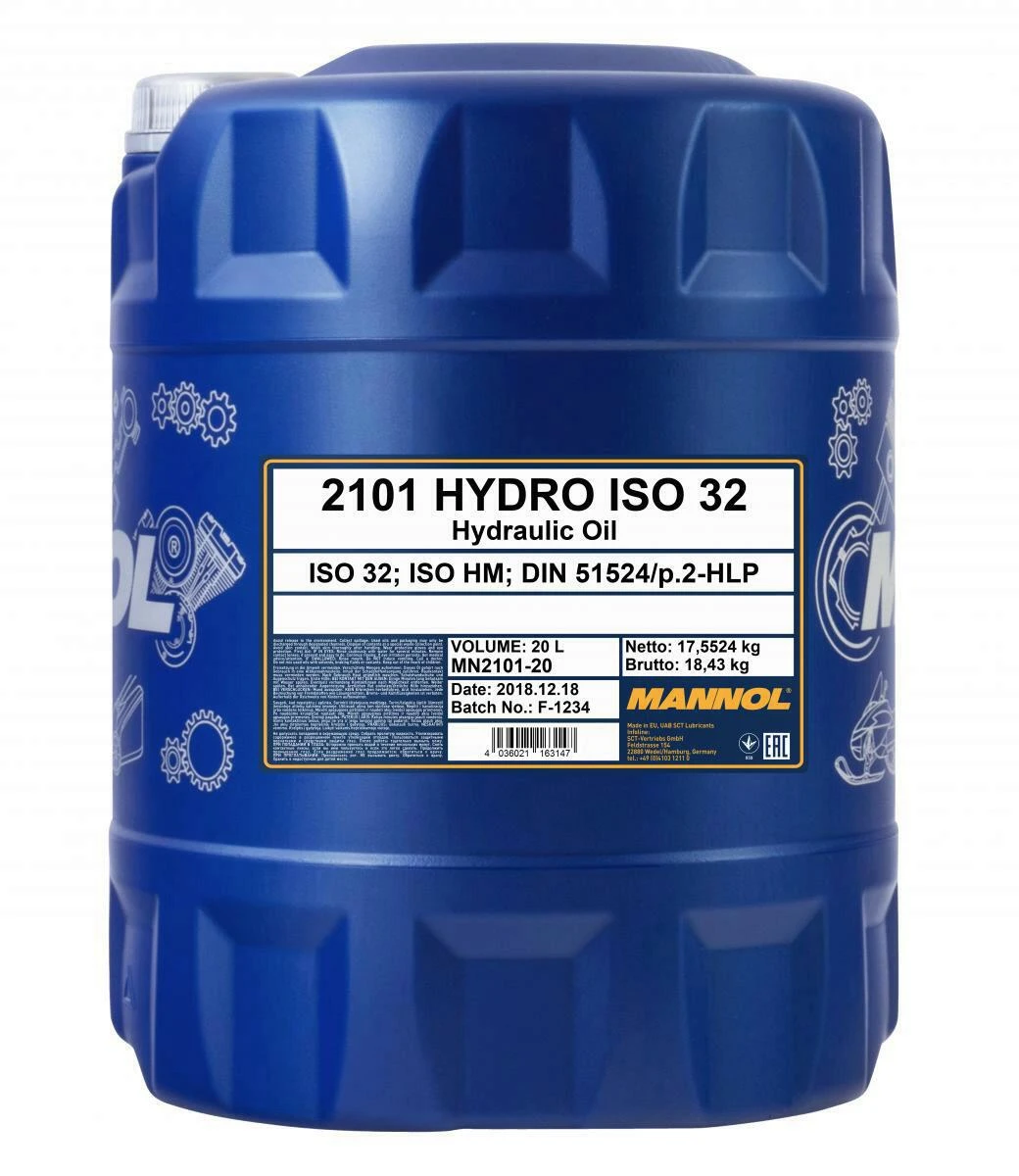 20L Mannol Hydro ISO 32 Hydrauliköl (MN2101-20)