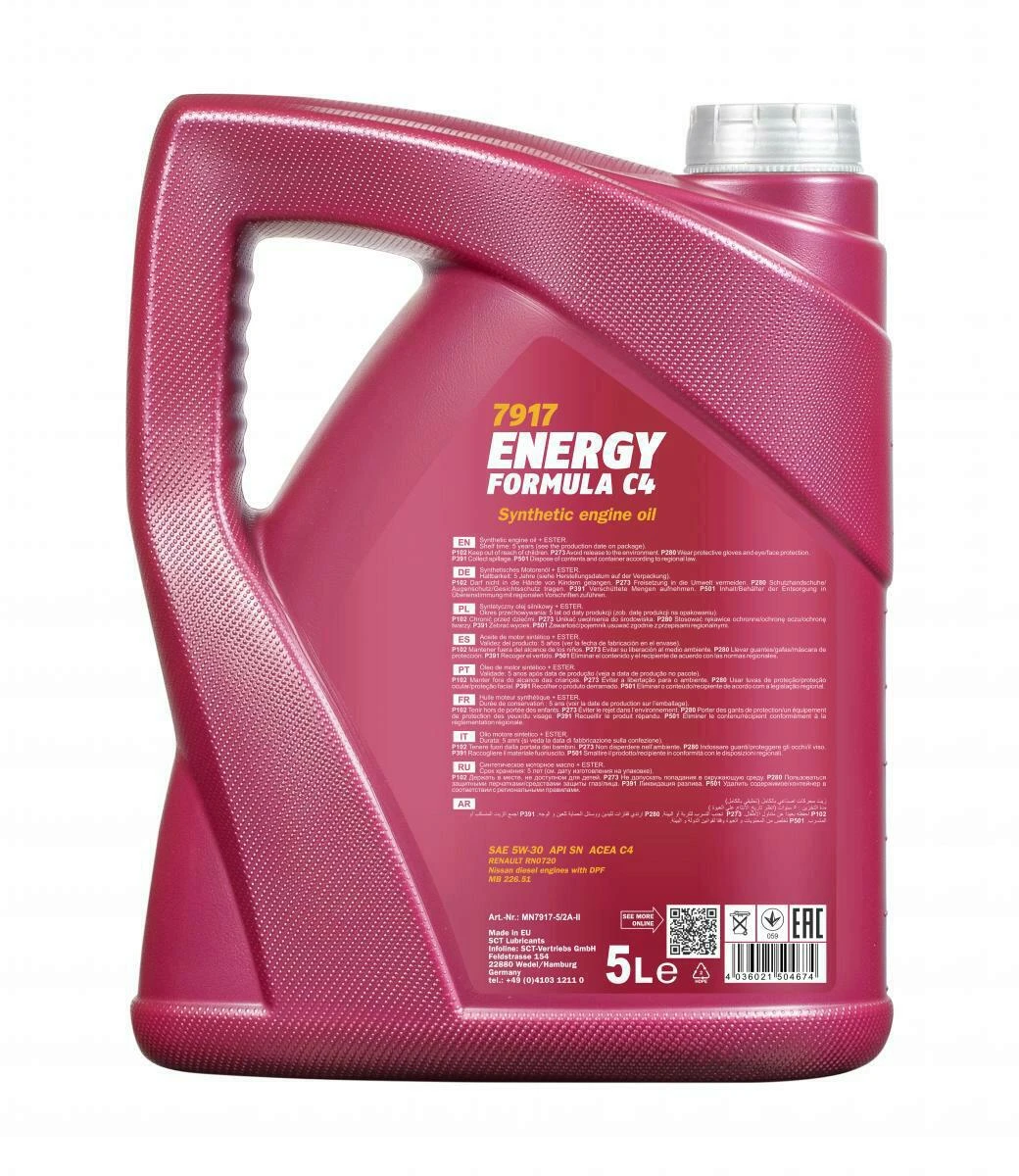 5L Mannol Energy Formula C4 5W-30 (MN7917-5) – Bild 2