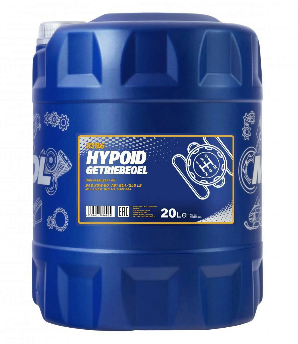 20L Mannol MN8106-10 Hypoid Getriebeöl 80W-90 (MN8106-20)