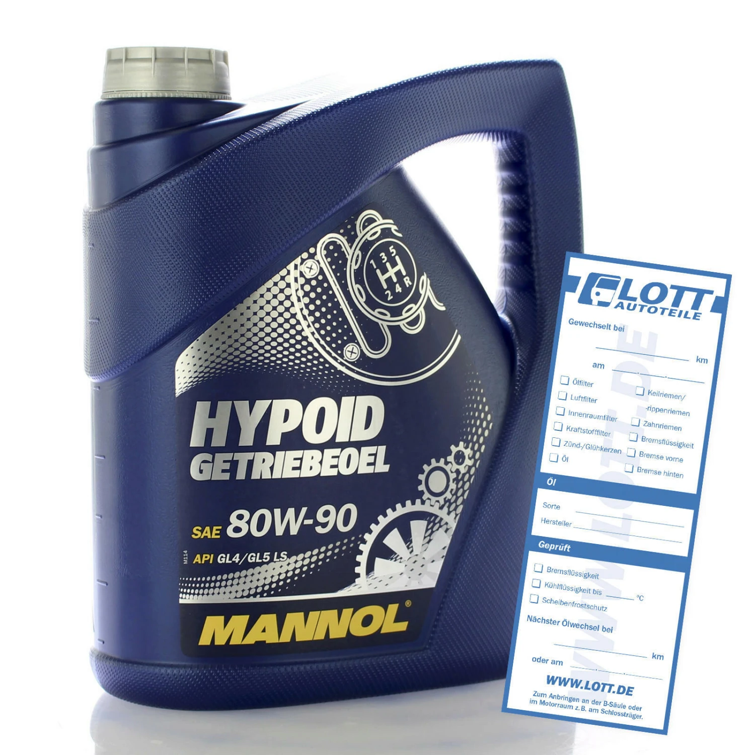 Mannol Getriebeöl 80W-90 4L (MN8106-4)