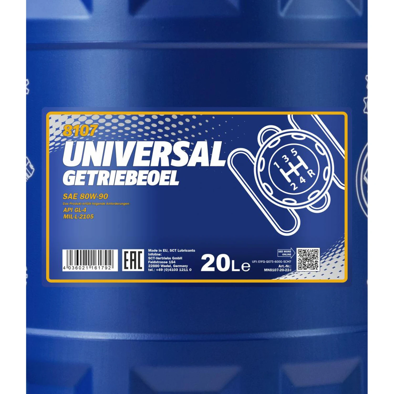 Mannol Universal Getriebeöl 20L (MN8107-20) – Bild 2