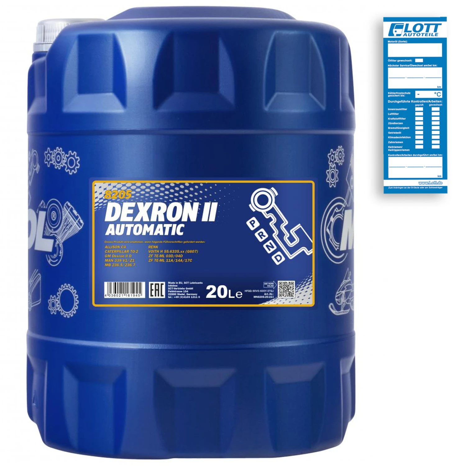 20L Mannol Automatikgetriebeöl Dexron 2 (MN8205-20)