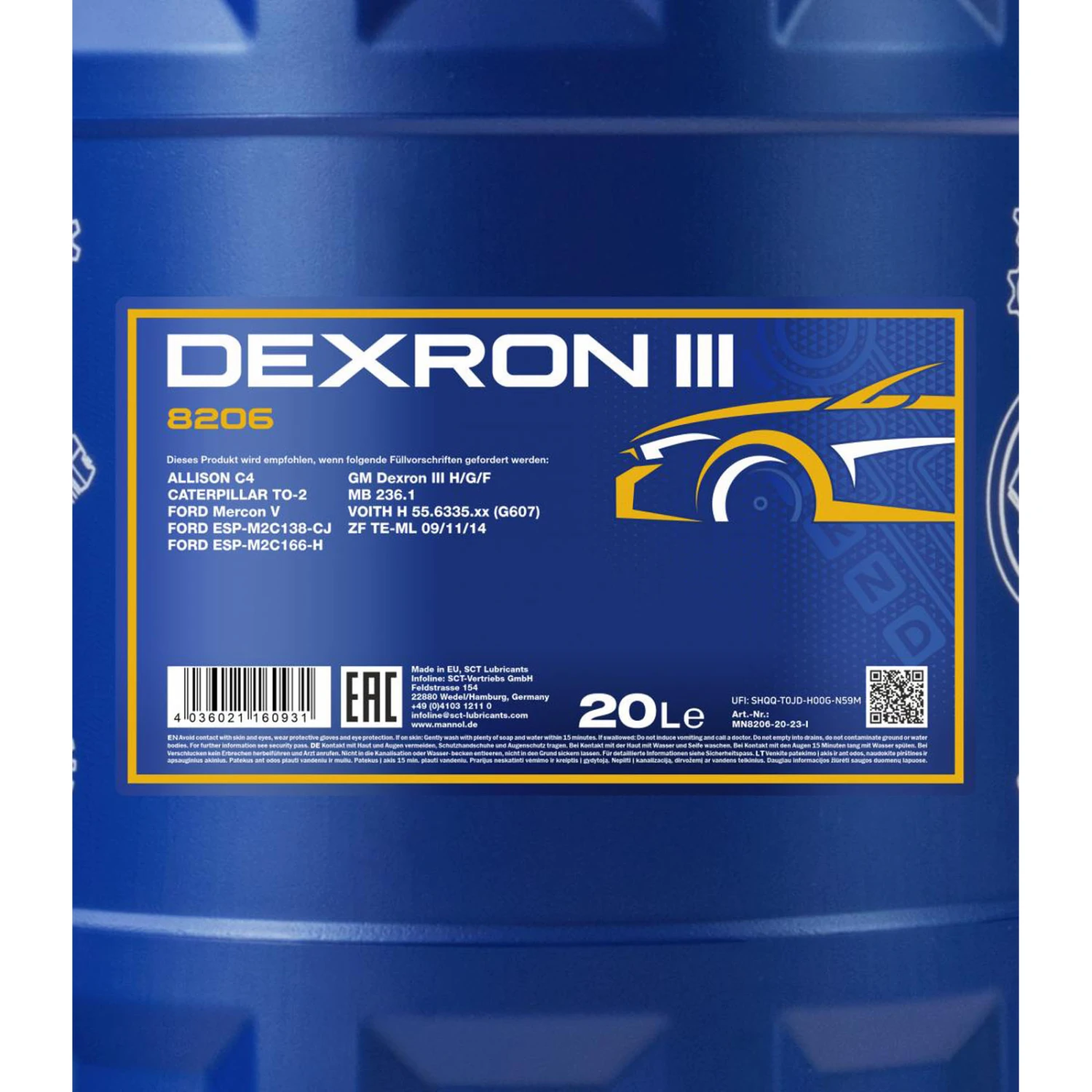 20 Liter MN Automatic Plus ATF Dexron 3 (MN8206-20) – Bild 2