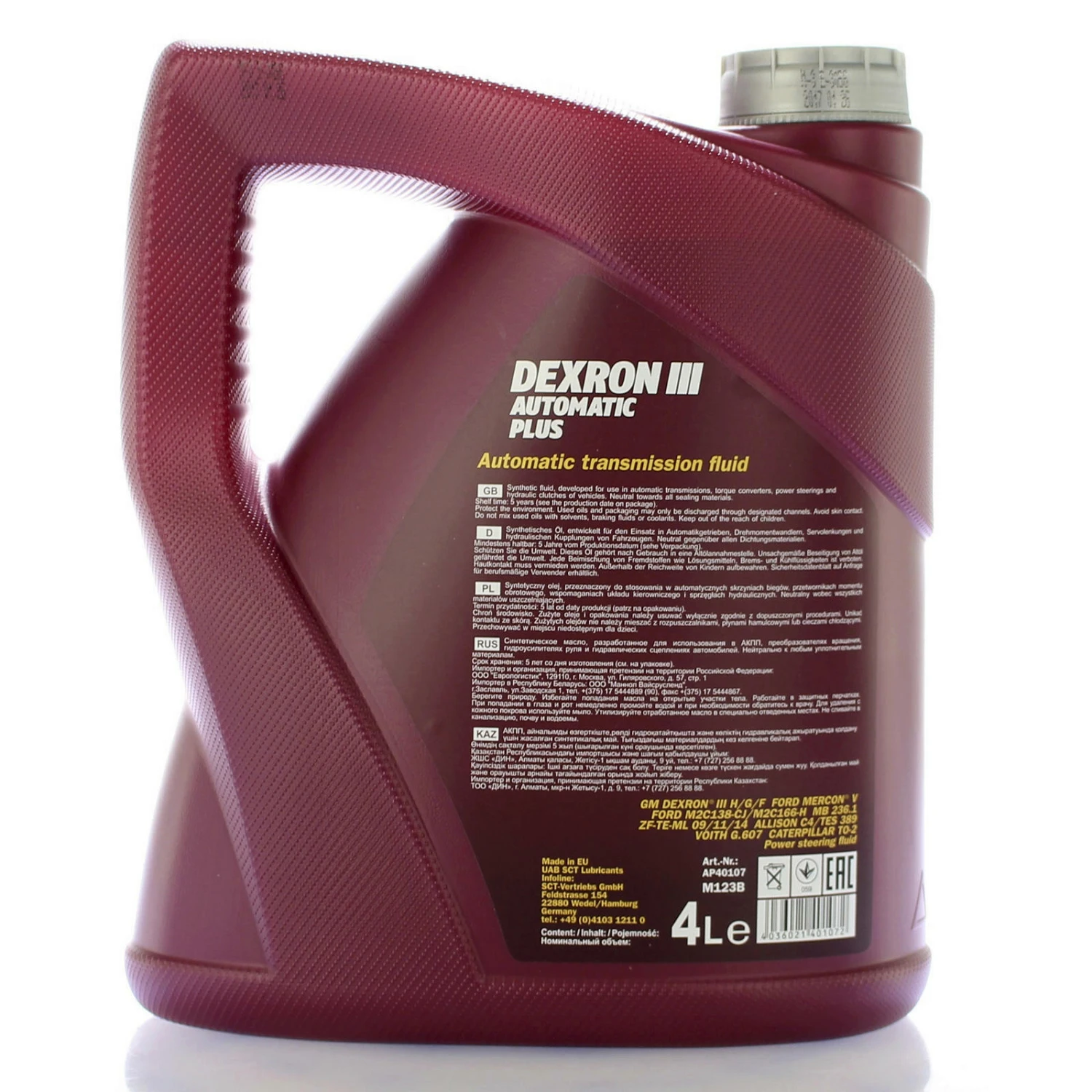 Mannol Automatic Plus ATF Automatikgetriebeöl 4L (MN8206-4) – Bild 3