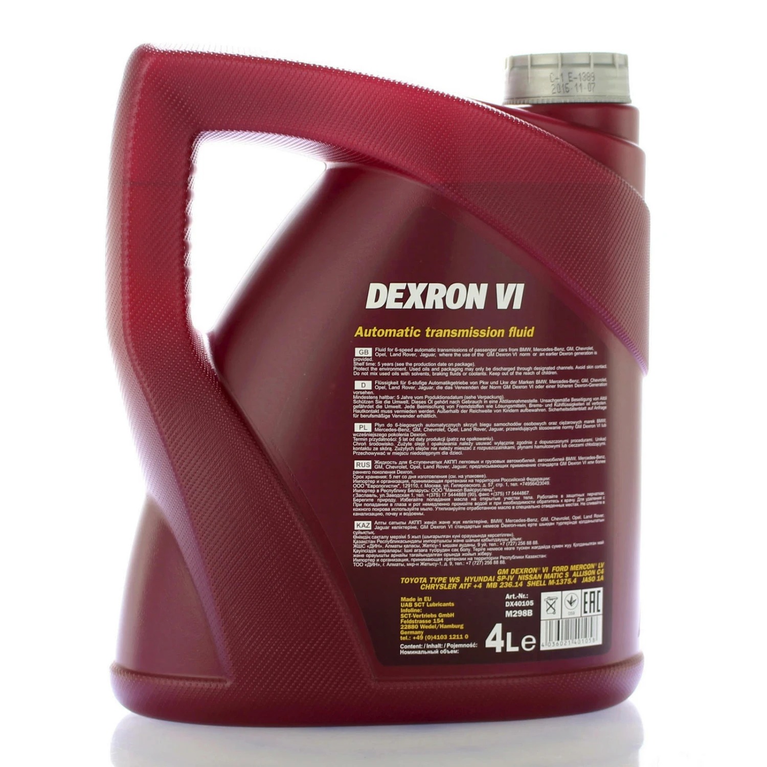 4L Mannol Automatikgetriebeöl Dexron VI (MN8207-4) – Bild 3