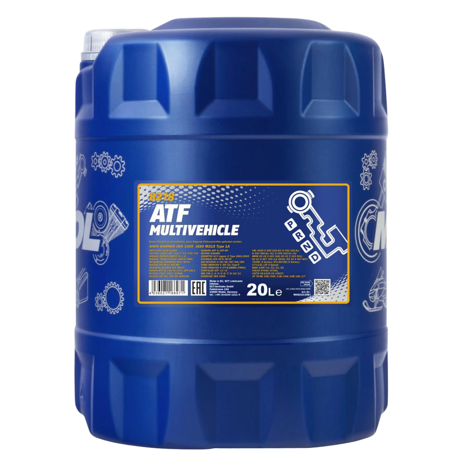 Mannol Automatikgetriebeöl ATF Multivehicle 20L (MN8218-20)