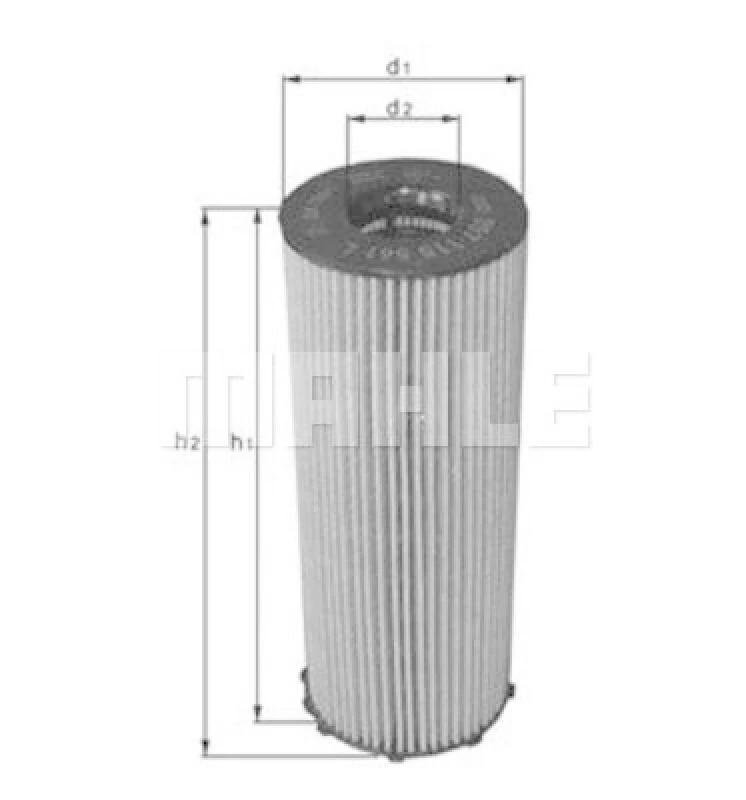 MAHLE Ölfilter (OX 196/3D) – Bild 2
