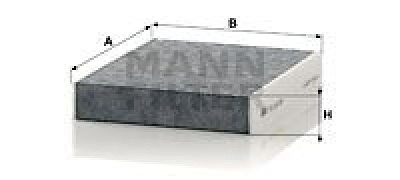 MANN-FILTER Filter, Innenraumluft (CUK 25 006) – Bild 2