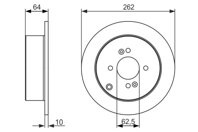 2x BOSCH Bremsscheibe (0 986 479 371) – Bild 4