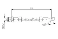 2x BOSCH Bremsschlauch (5000074BOSCH)