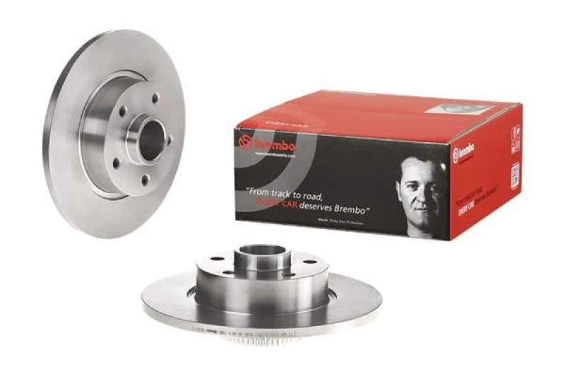BREMBO Bremsscheibe PRIME LINE - With Bearing Kit (08.C647.17) – Bild 2