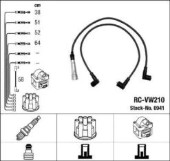 NGK Zündleitungssatz (0941)