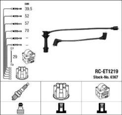 NGK Zündleitungssatz (6367)