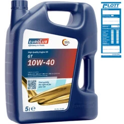 5L Eurolub GT 10W-40 Motoröl (337005)