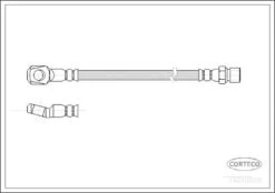CORTECO Bremsschlauch (19018806)