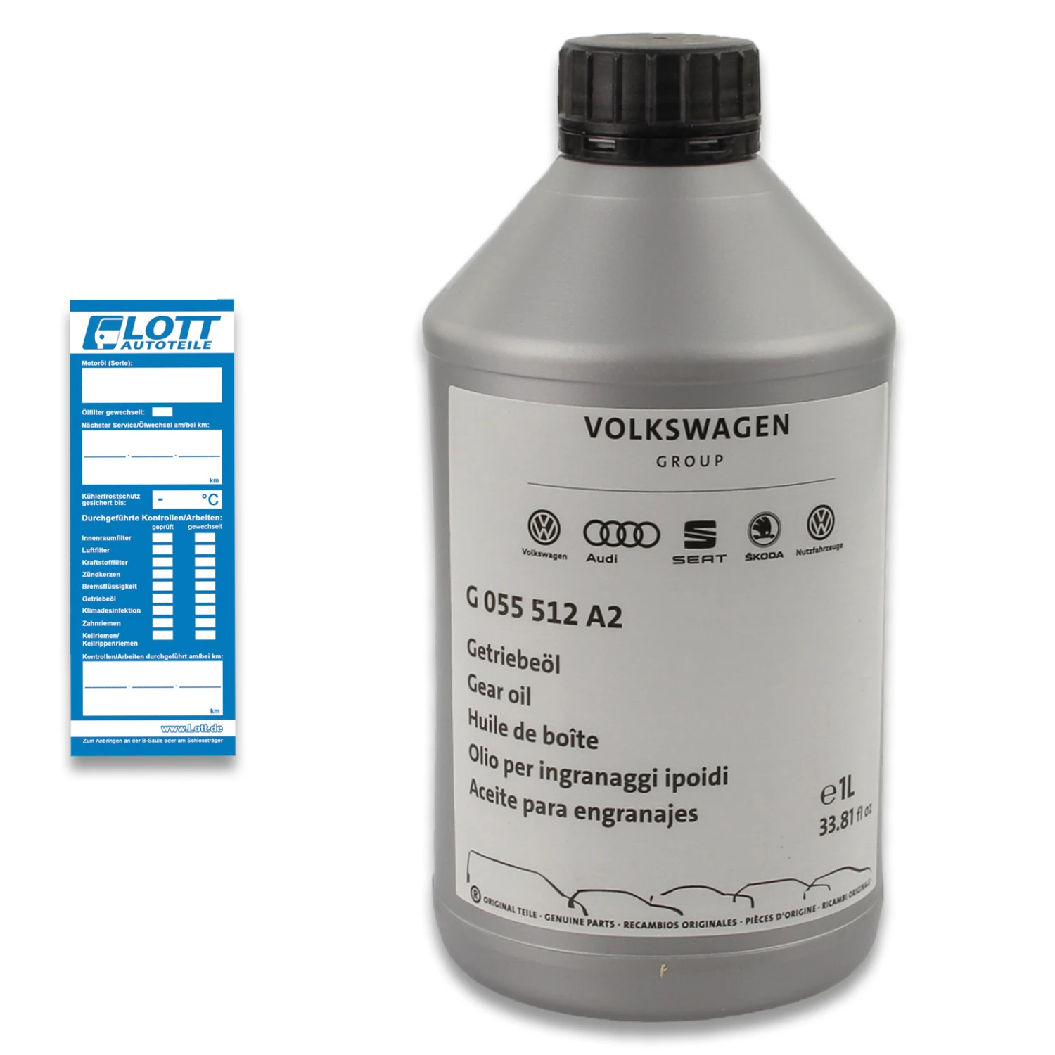 1L Original VW Volkswagen Getriebeöl Schaltgetriebeöl (G055512A2)