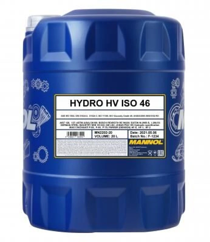 20L Mannol Hydro HV ISO 46 HVLP 46 Hydrauliköl (MN2202-20) – Bild 3