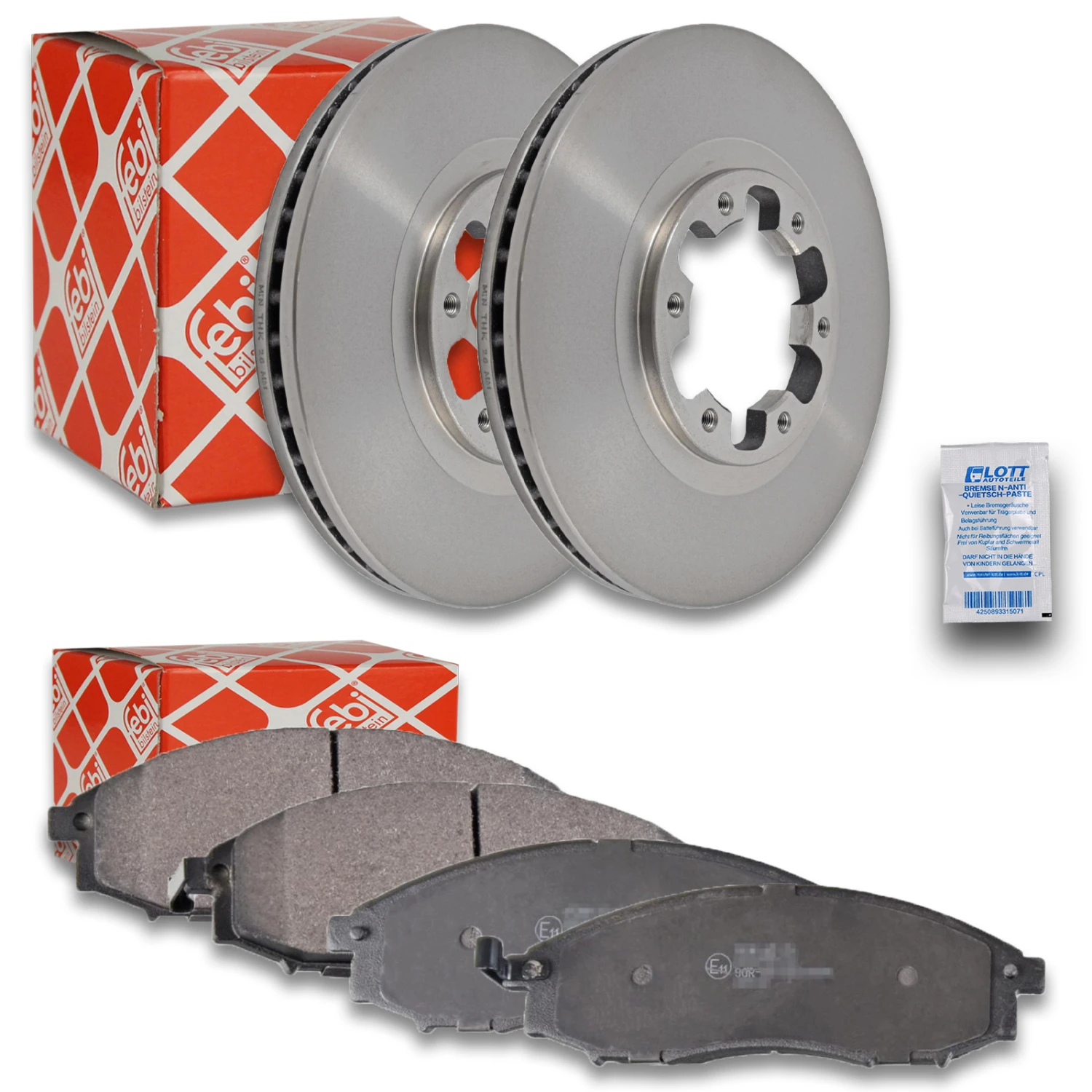 Febi Bilstein Bremsscheiben + Bremsbeläge (1002635FEBI)