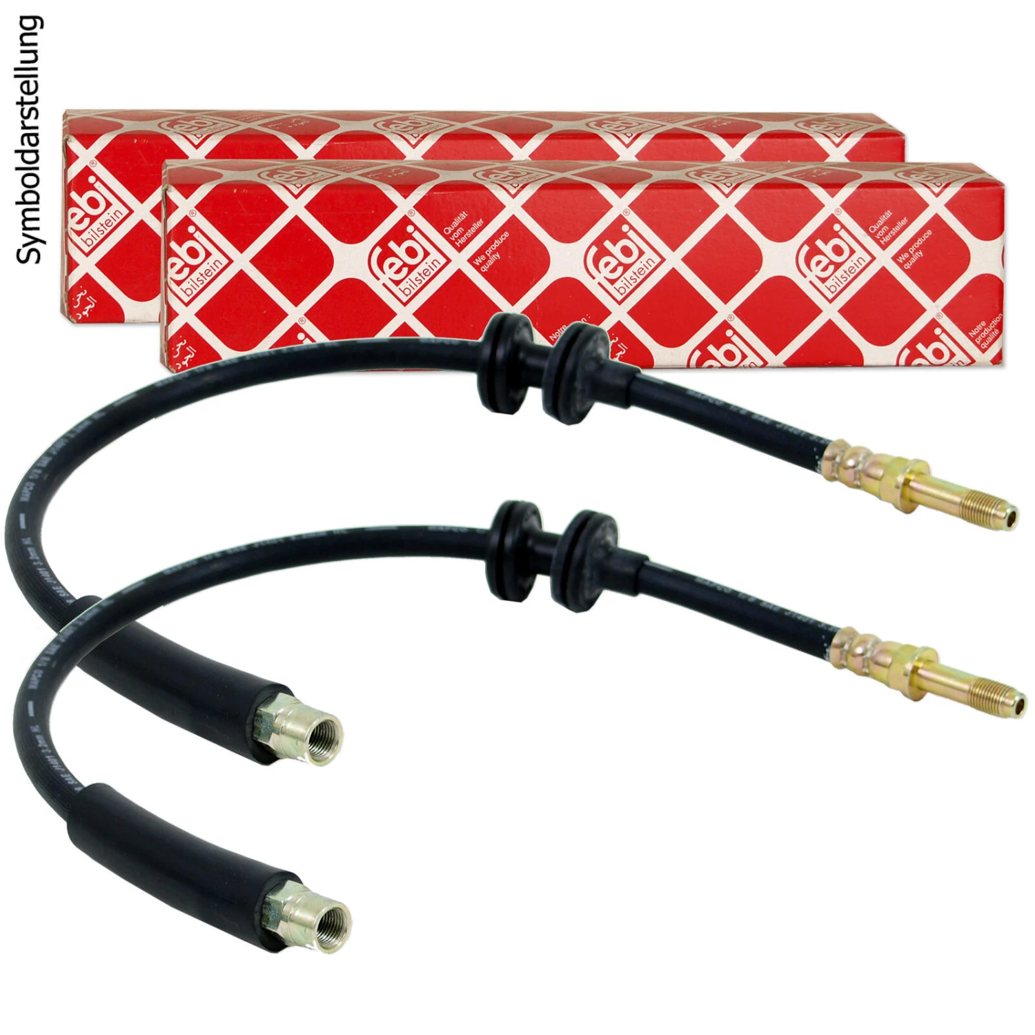 2 X FEBI BREMSSCHLAUCH (5000154FEBI)
