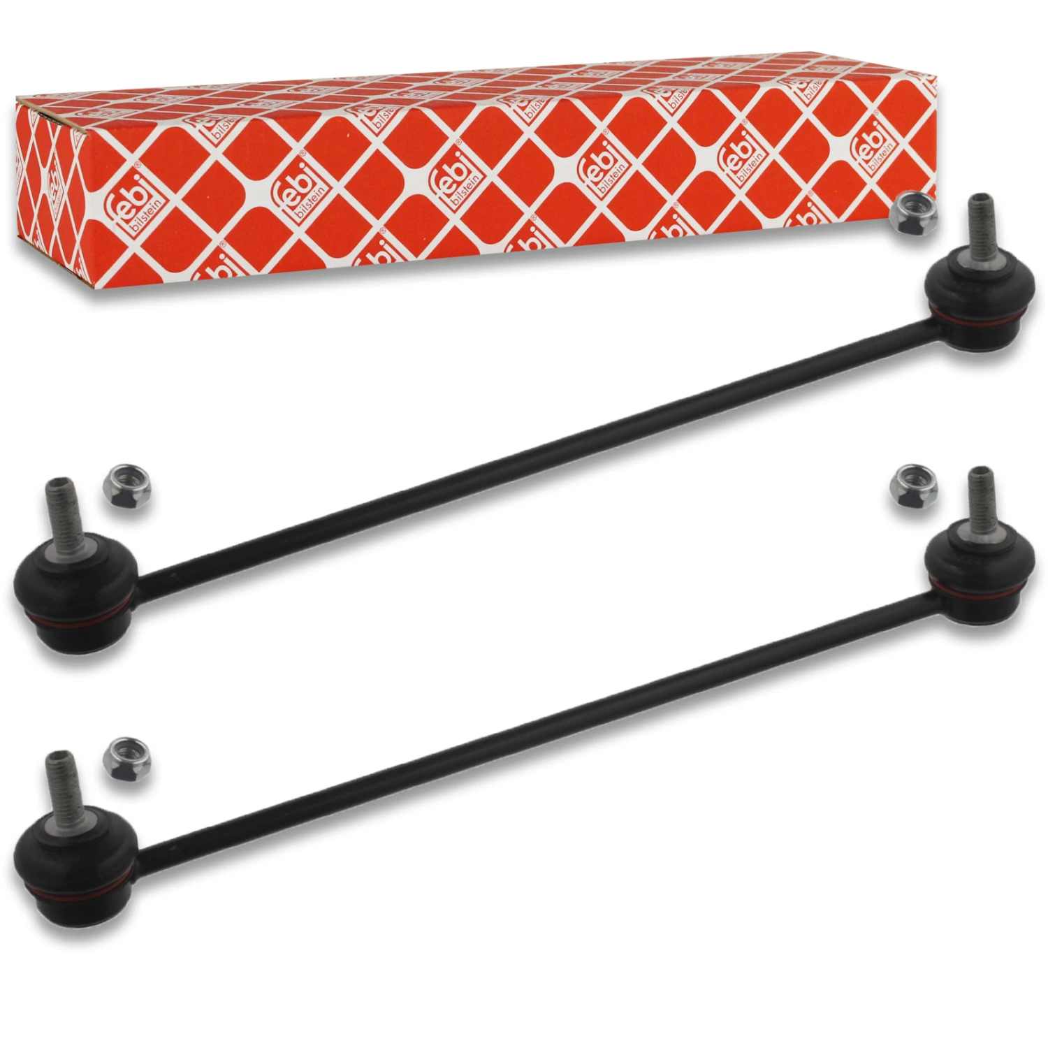 2x FEBI Pendelstütze Koppelstange Vorne 17969 (B200270FEBI)