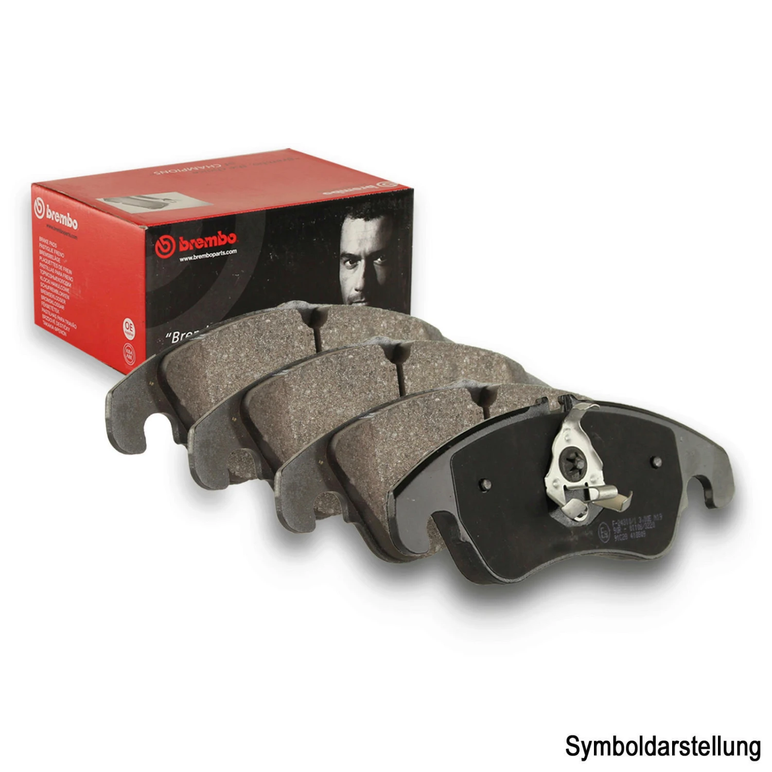 BREMBO 4x Bremsbeläge Bremsbelagsatz (P 59 042)