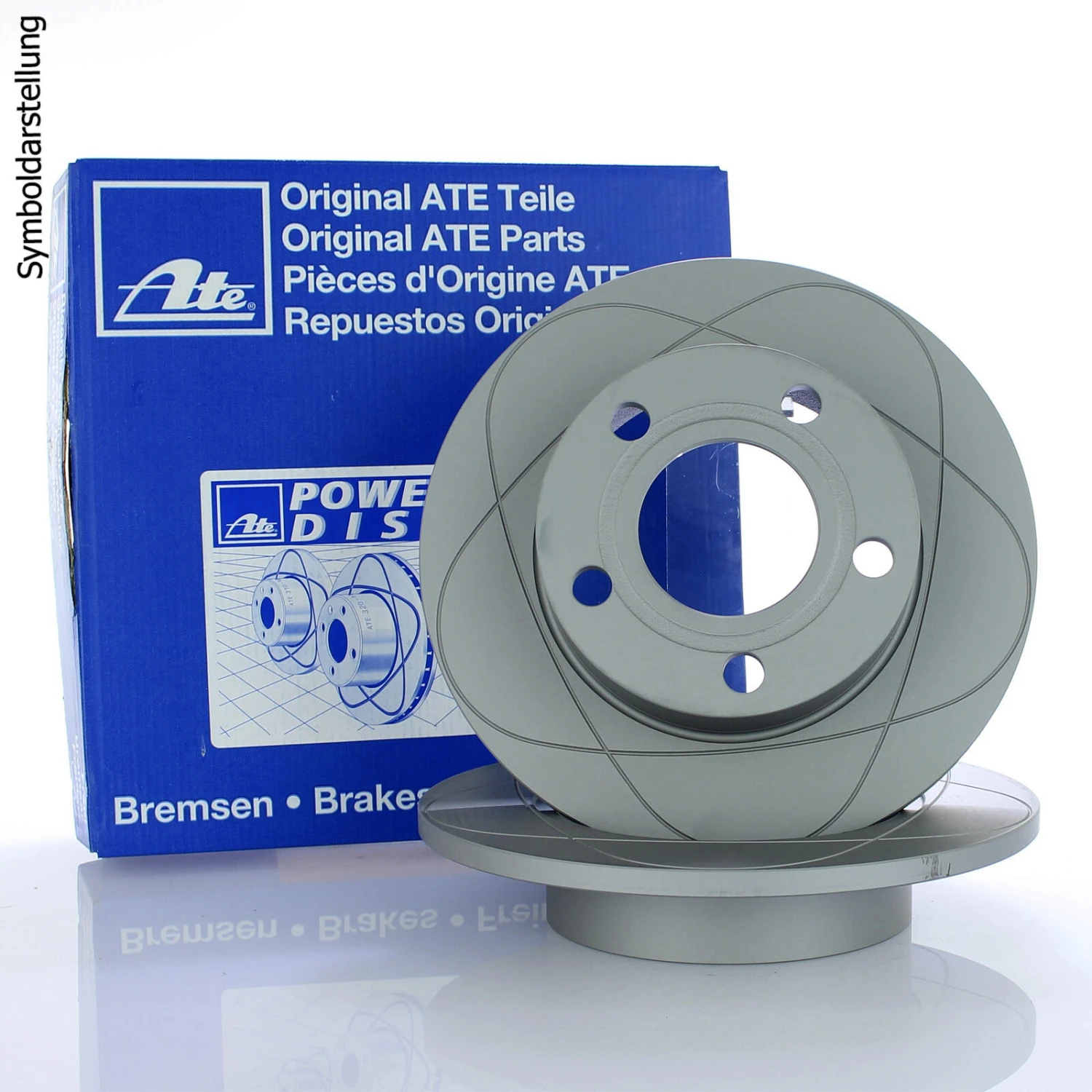 2x ATE Bremsscheibe PowerDisc (24.0318-0106.1)