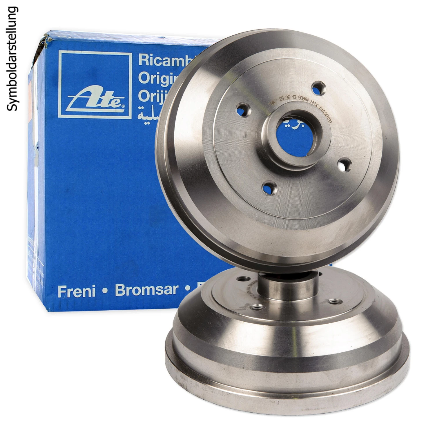 2x ATE Bremstrommel (24.0220-0039.1)