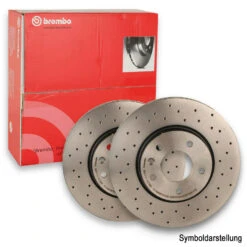 2x BREMBO Bremsscheibe XTRA LINE - Xtra (08.7165.1X)