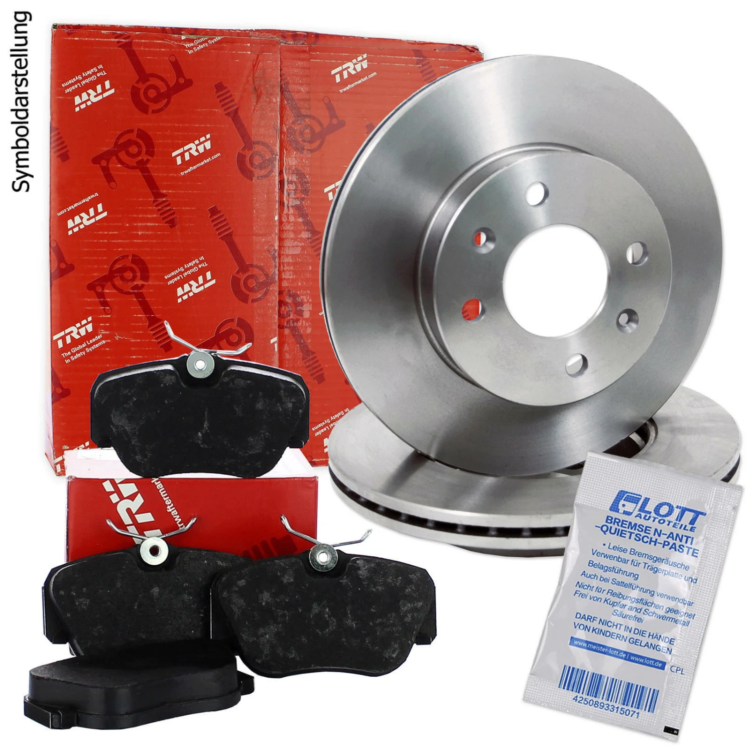 TRW BREMSSCHEIBEN 308mm + TRW BREMSBELÄGE (1000209TRW)