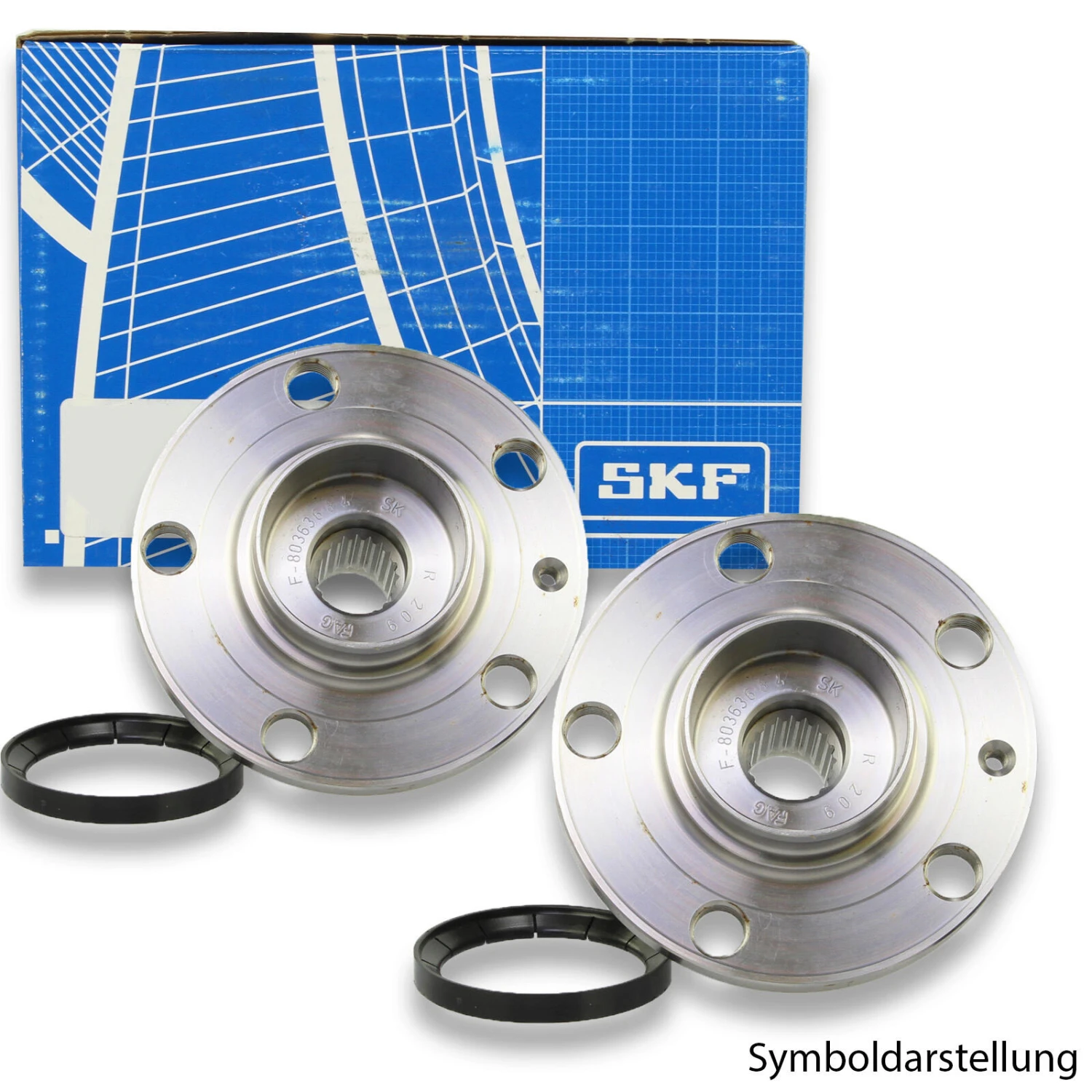 2x SKF Radnabe Radlagersatz Links & Rechts (6000096SKF)